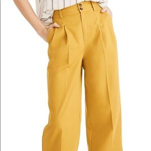 Madewell High Waist Crop Wide Leg Pants Sz 4 EUC